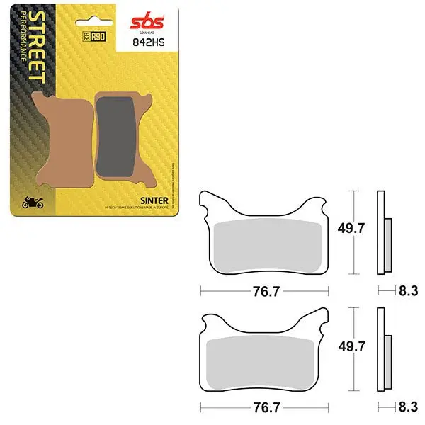 Sbs Performance Hs Sinter Front Brake Pad (6250842108) 1