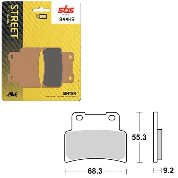 Sbs Performance Hs Sinter Front Brake Pad (6250844108) 1