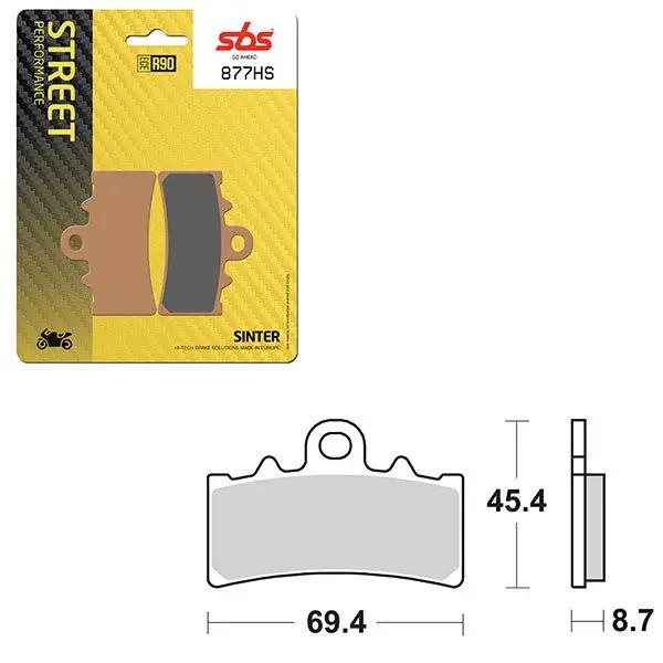 Sbs Performance Hs Sinter Front Brake Pad (6250877108) 1