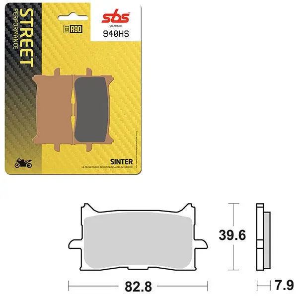 Sbs Performance Hs Sinter Front Brake Pad (6250940108) 1