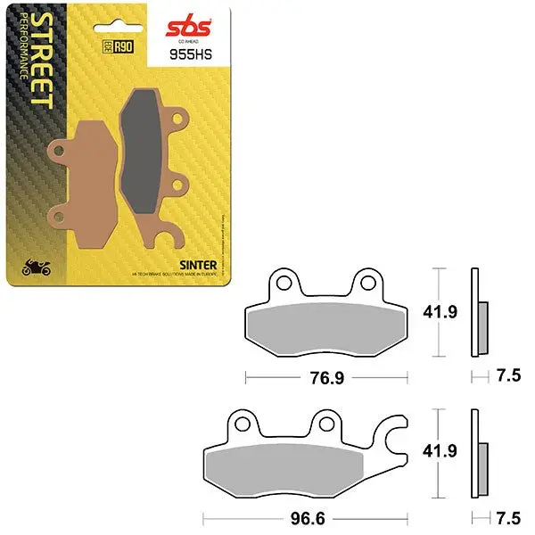 Sbs Performance Hs Sinter Front Brake Pad (6250955108) 1