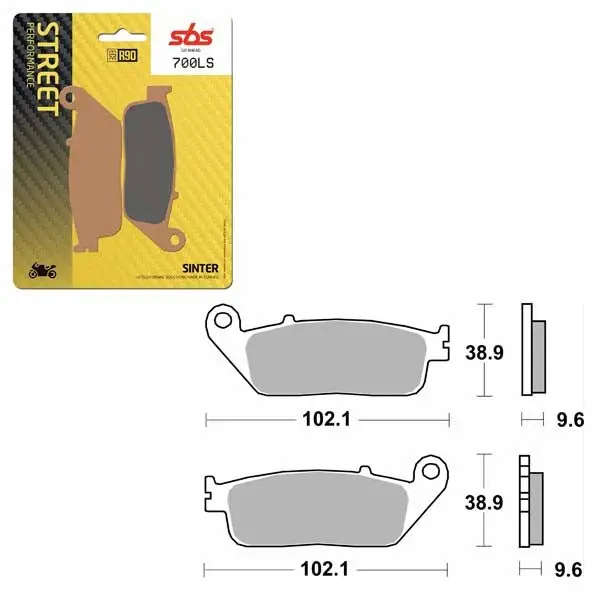 Sbs Performance Ls Sinter Brake Pad (6260700100) 1