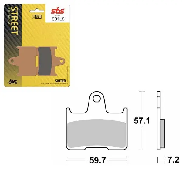 Sbs Performance Ls Sinter Brake Pad (6260984100) 1