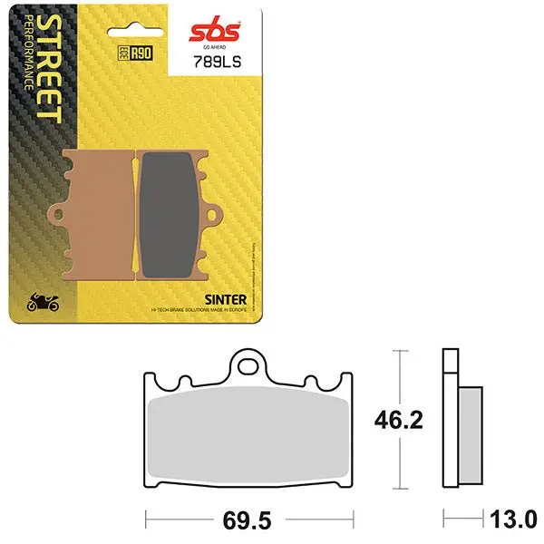 Sbs Performance Ls Sinter Rear Brake Pad (6260789108) 1