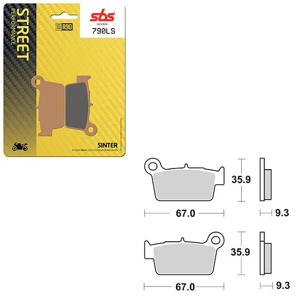 Sbs Performance Ls Sinter Rear Brake Pad (6260790108) 1