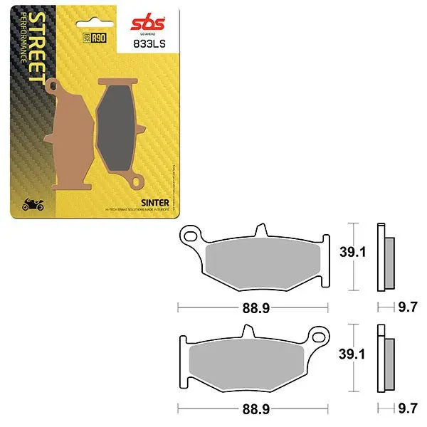 Sbs Performance Ls Sinter Rear Brake Pad (6260833108) 1