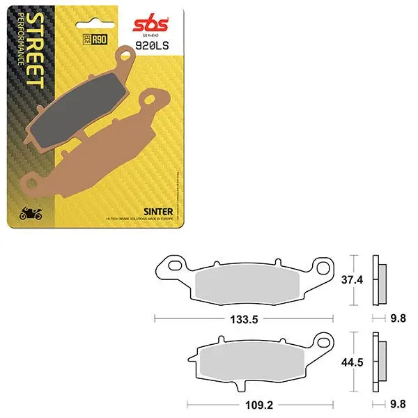 Sbs Performance Ls Sinter Rear Brake Pad (6260920108) 1