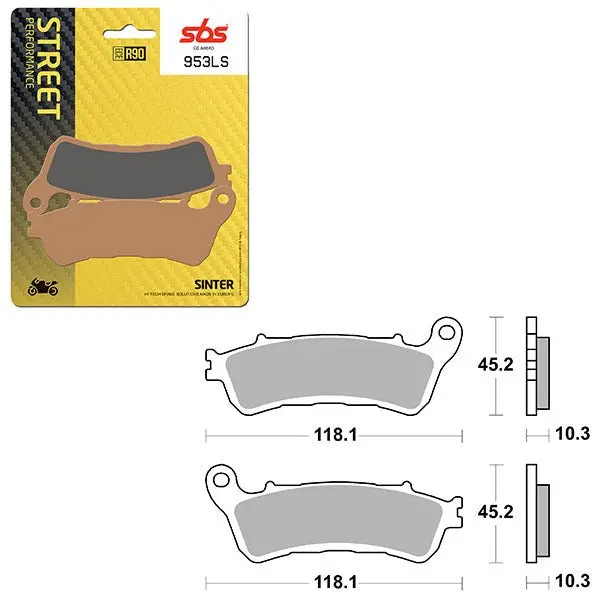 Sbs Performance Ls Sinter Rear Brake Pad (6260953108) 1