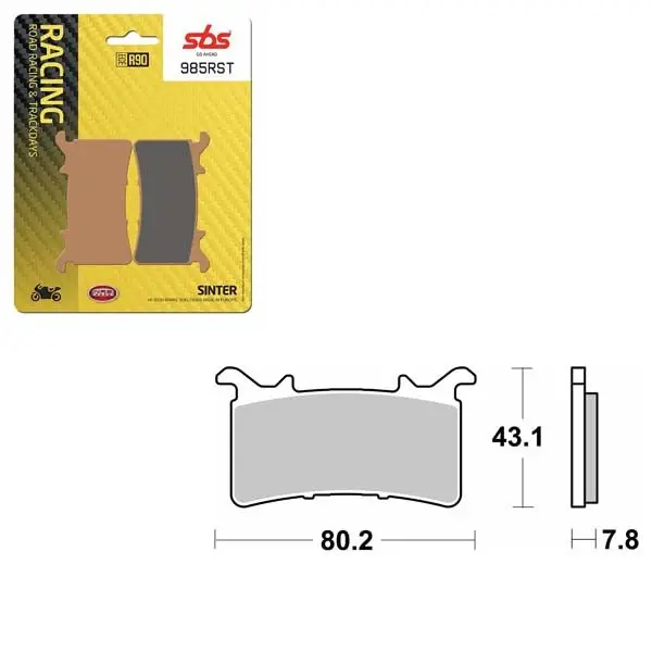 Sbs Road Racing & Trackdays Sinter Brake Pad (6470985100) 1