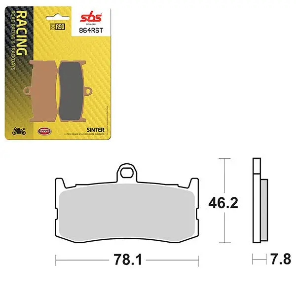 Sbs Road Racing & Trackdays Sinter Front Brake Pad (1627864) 1