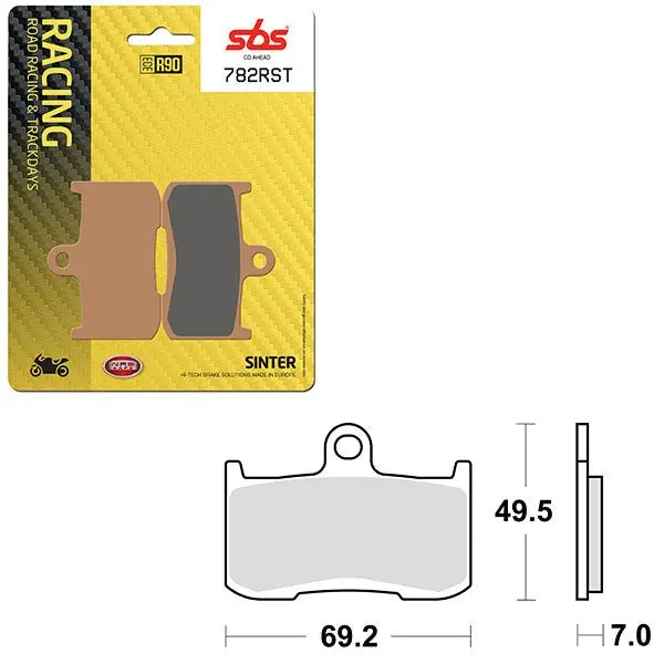 Sbs Road Racing & Trackdays Sinter Front Brake Pad (6470782108) 1