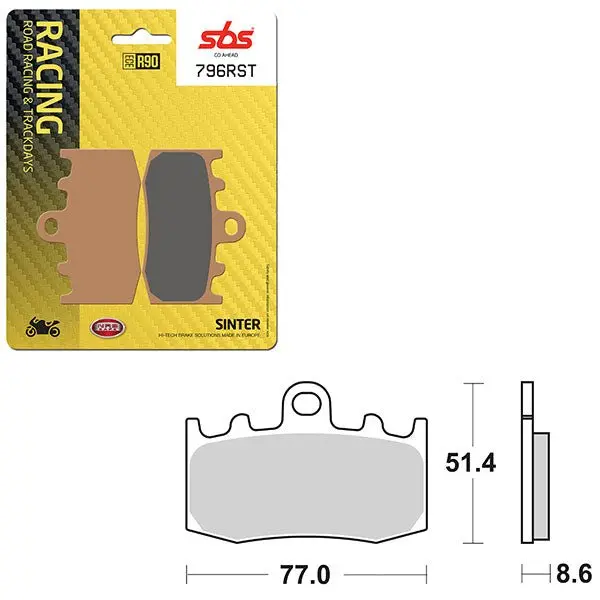Sbs Road Racing & Trackdays Sinter Front Brake Pad (6470796108) 1