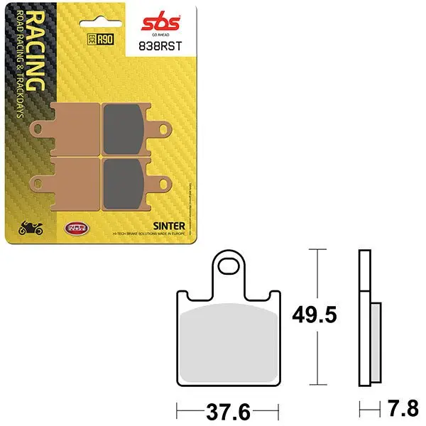 Sbs Road Racing & Trackdays Sinter Front Brake Pad (6470838108) 1