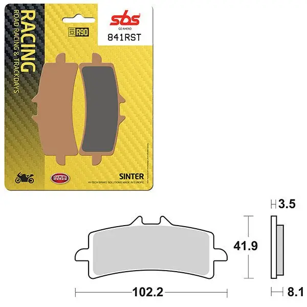 Sbs Road Racing & Trackdays Sinter Front Brake Pad (6470841108) 1