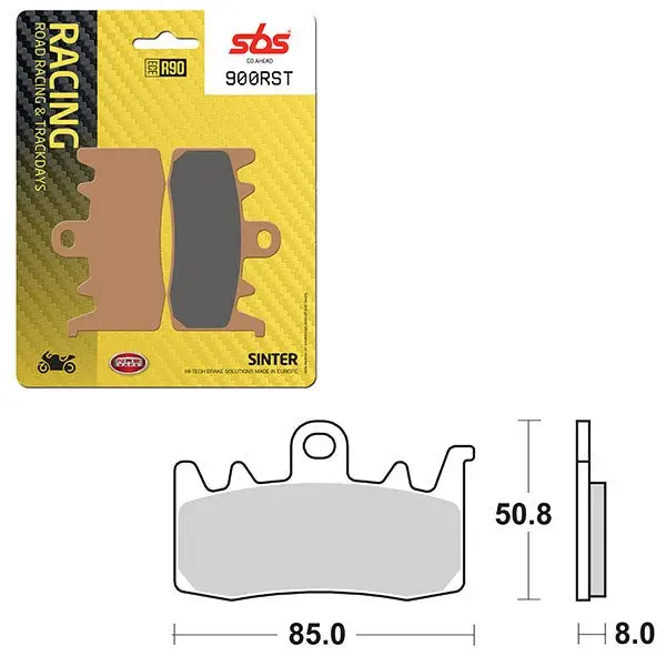 Sbs Road Racing & Trackdays Sinter Front Brake Pad (6470900108) 1