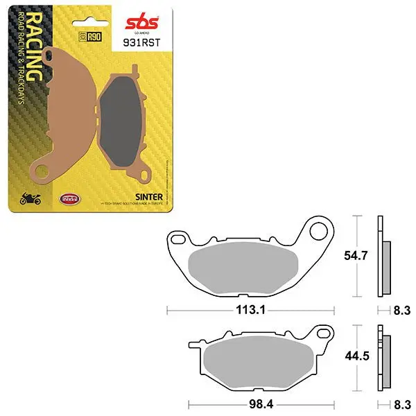 Sbs Road Racing & Trackdays Sinter Front Brake Pad (6470931108) 1
