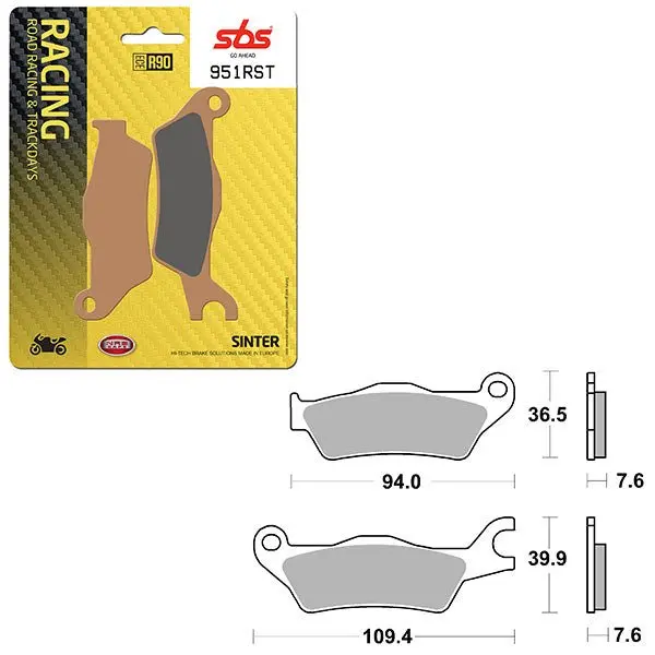 Sbs Road Racing & Trackdays Sinter Front Brake Pad (6470951108) 1