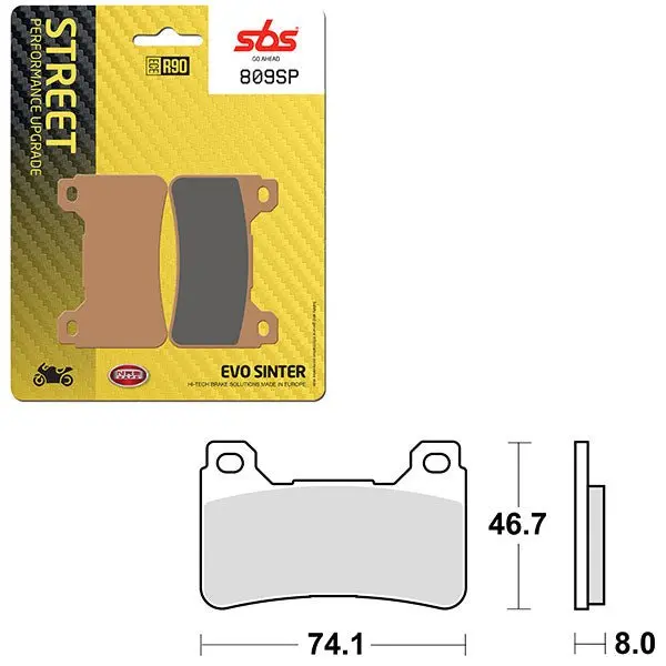 Sbs Sp Evo Sinter Front Brake Pad (6390809108) 1