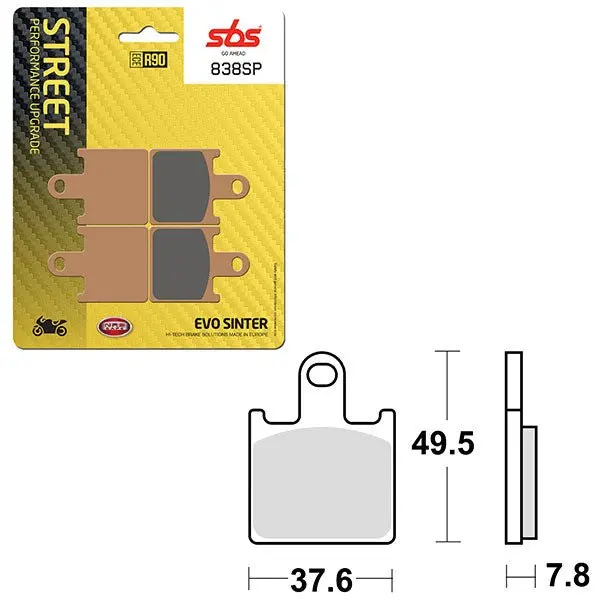 Sbs Sp Evo Sinter Front Brake Pad (6390838108) 1
