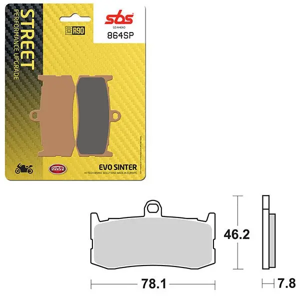 Sbs Sp Evo Sinter Front Brake Pad (6390864108) 1