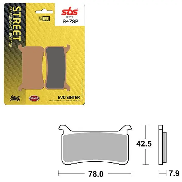 Sbs Sp Evo Sinter Front Brake Pad (6390947108) 1
