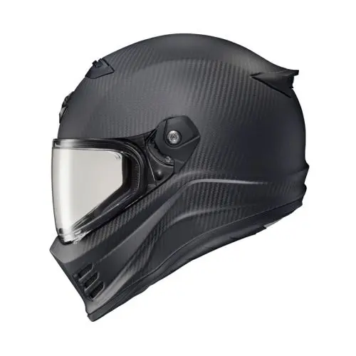 Scorpion Covert Fx Carbon Helmet Matte Black (Xs) 1