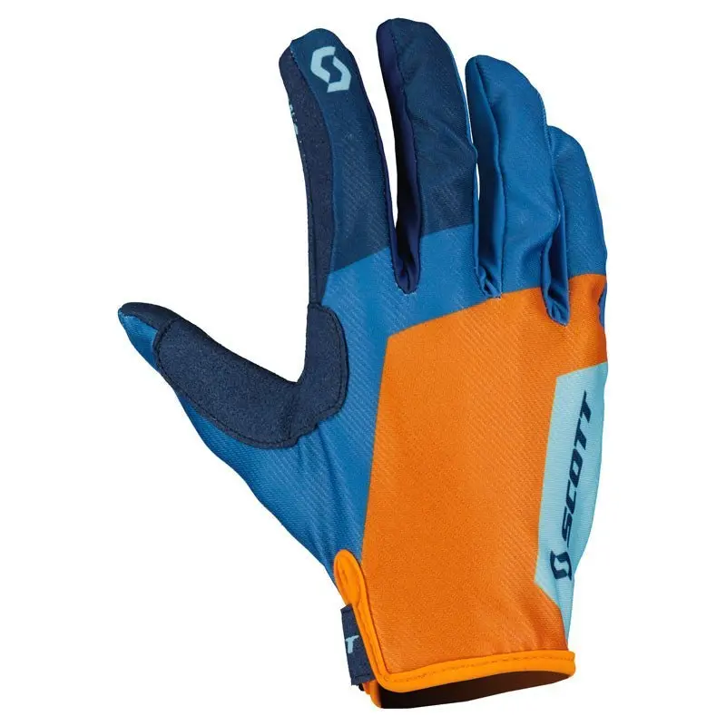 Scott 350 Race Evo Gloves Blue/Orange 1