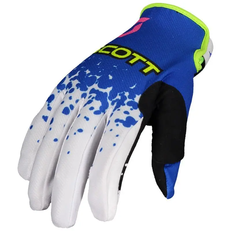 Scott 350 Race Evo Gloves Blue/Orange 2
