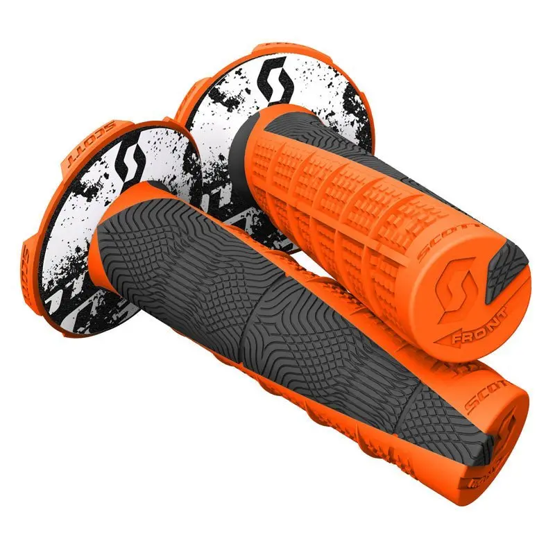 Scott Duece Mx Grips With Donuts Neon Green/Black 2