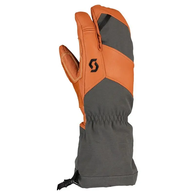 Scott Explorair Alpine Gloves Dark Grey/Burnt Orange (L) 1