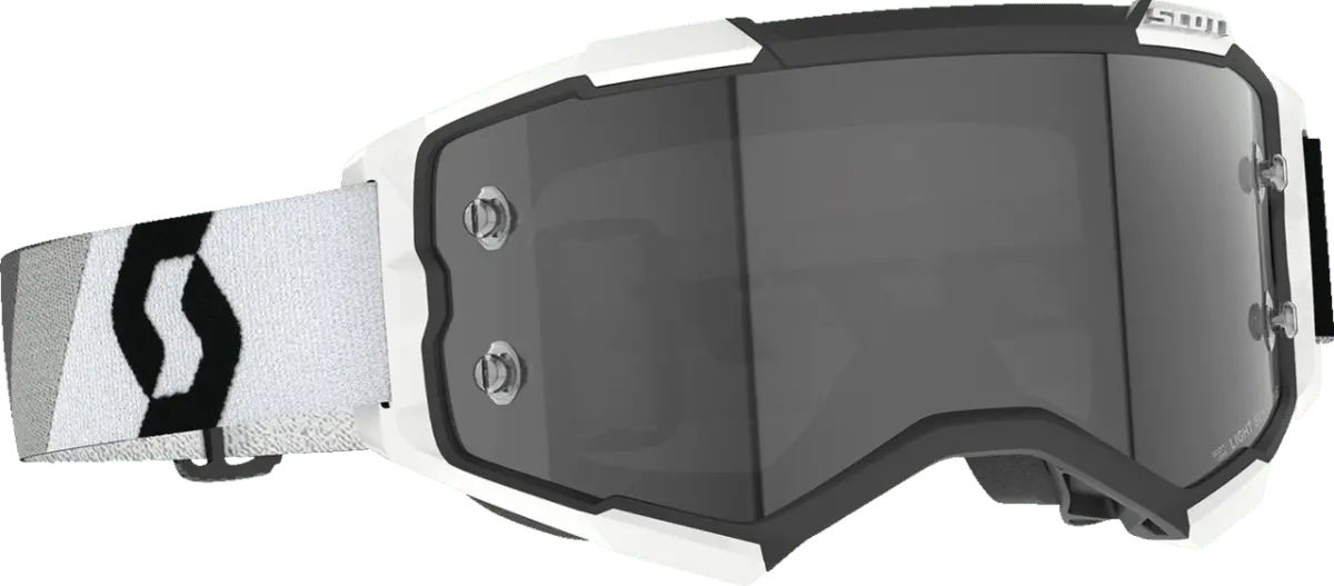 Scott Fury Goggles Premium Black/White Light Sensitive Grey Works 1