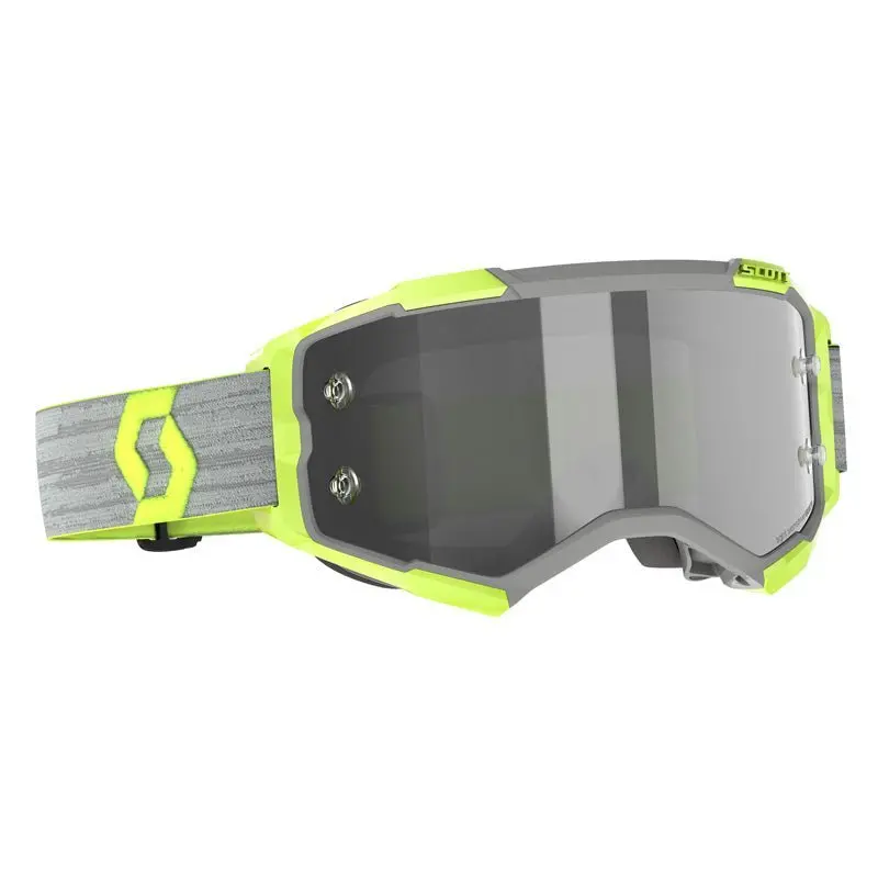 Scott Fury Mx Goggles (Grey/Yellow Light Sensitive Grey Works) 1