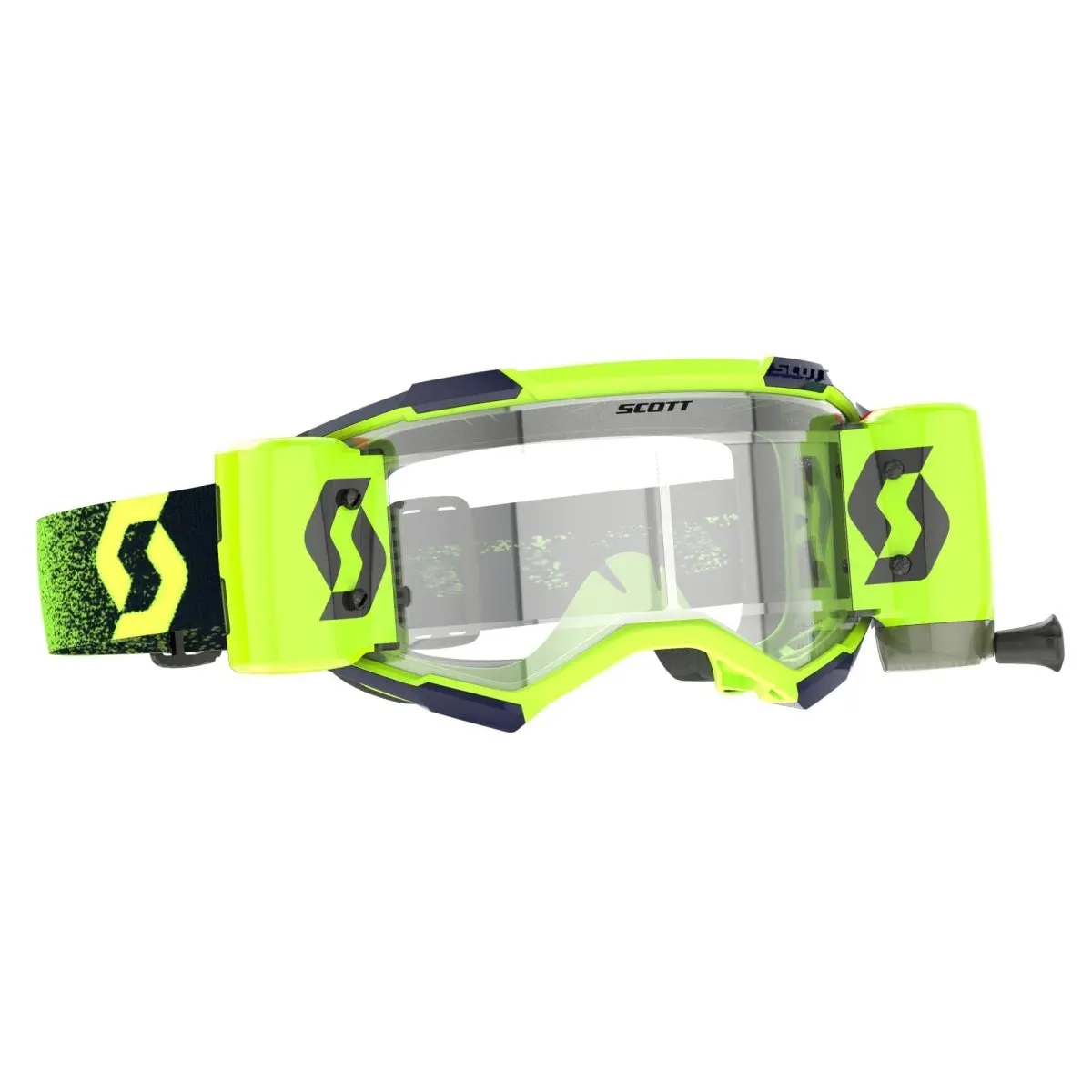 Scott Goggle Fury Wfs Neon Green/Neon Yellow/Clear Works 1