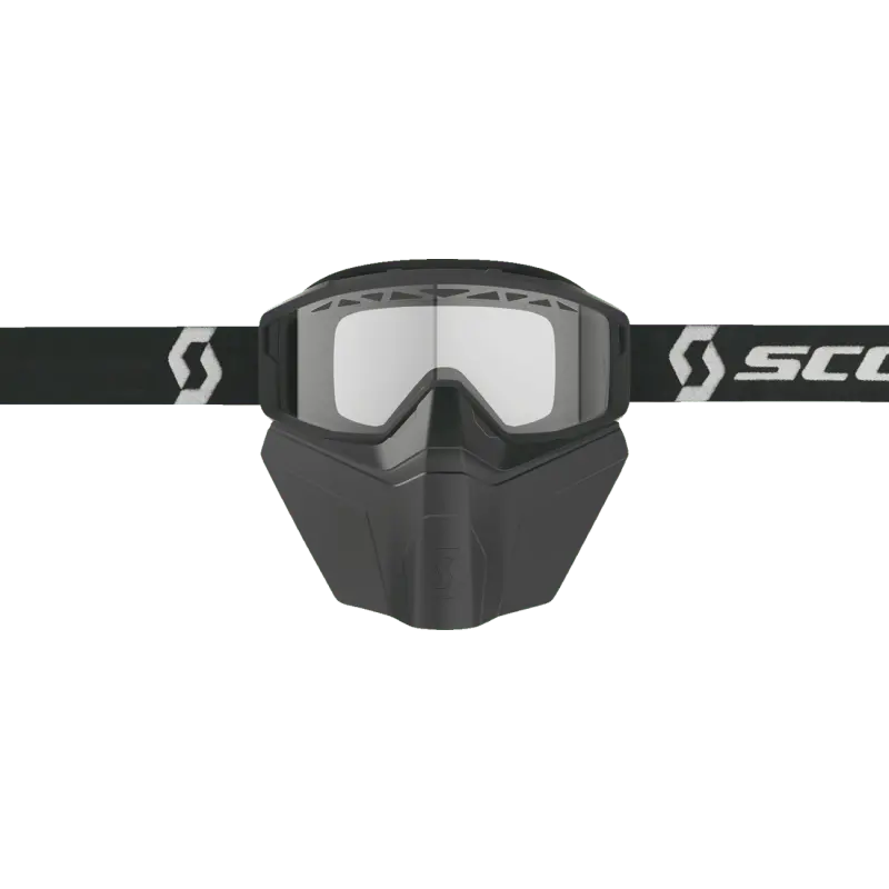 Scott Goggle Primal Safari Facemask Black/White/Clear 1