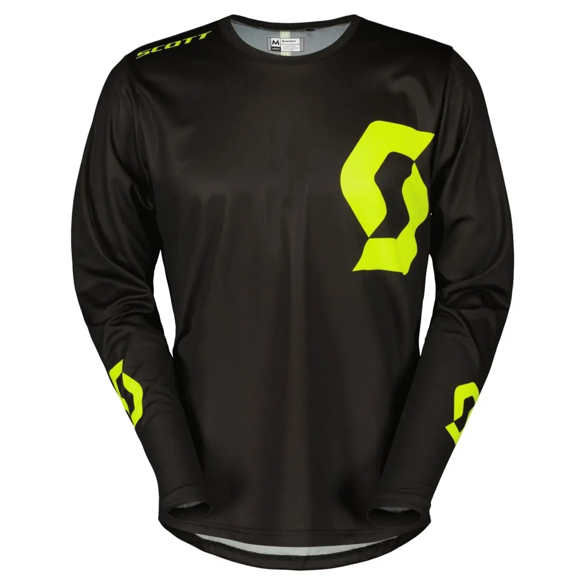 Scott Jersey Compete Caviar Black/Safety Yellow/Spl M 1