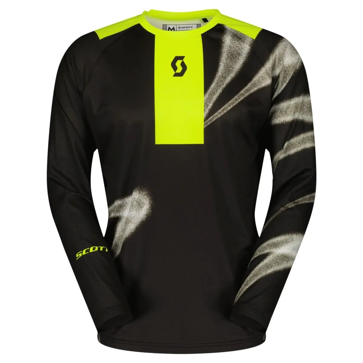 Scott Jersey Evo Dirt Caviar Black/Safety Yellow/Spl M 1