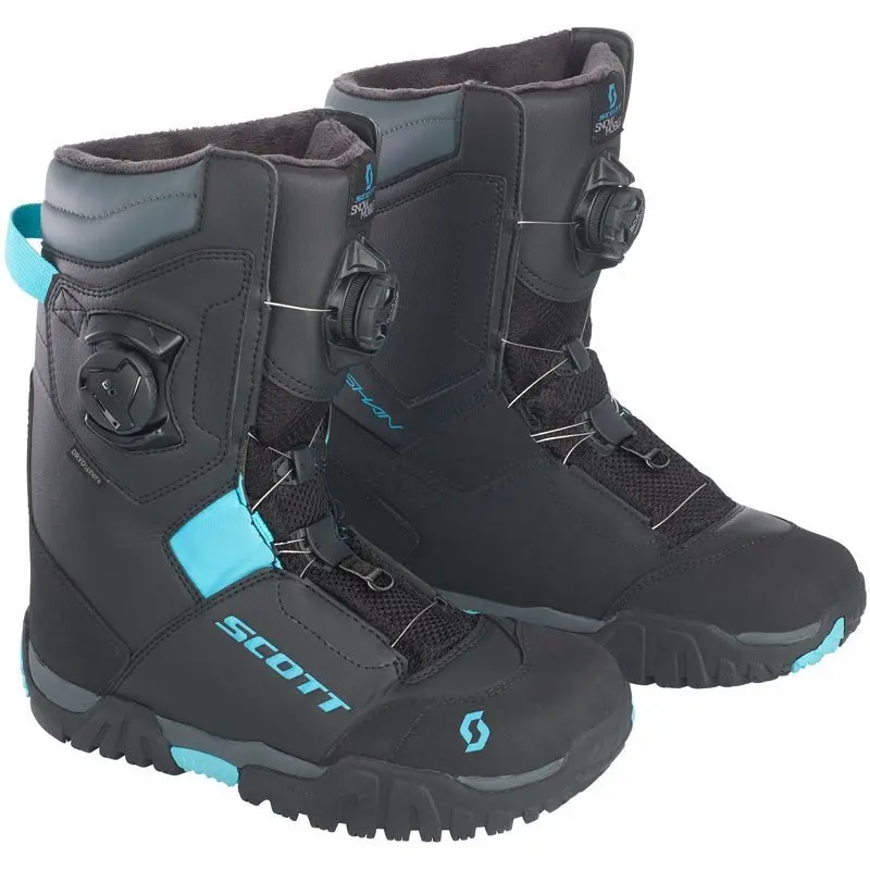 Scott Kulshan Snowmobile Women's Boots Black/Bright Blue (7.5/39) 1