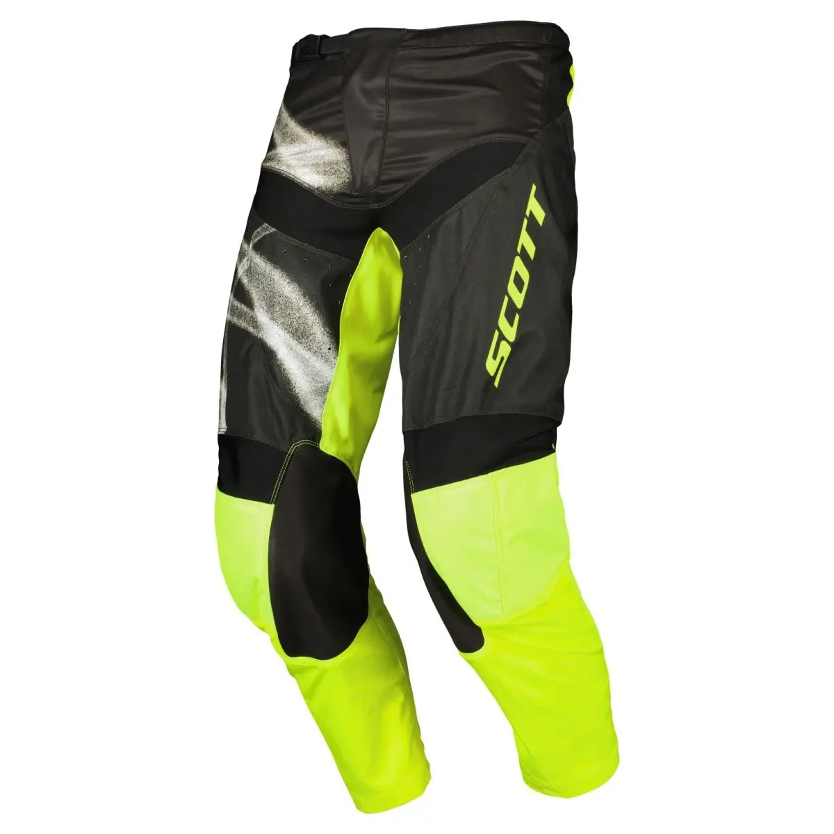Scott Pants Evo Dirt Caviar Black/Safety Yellow/Spl 32 1