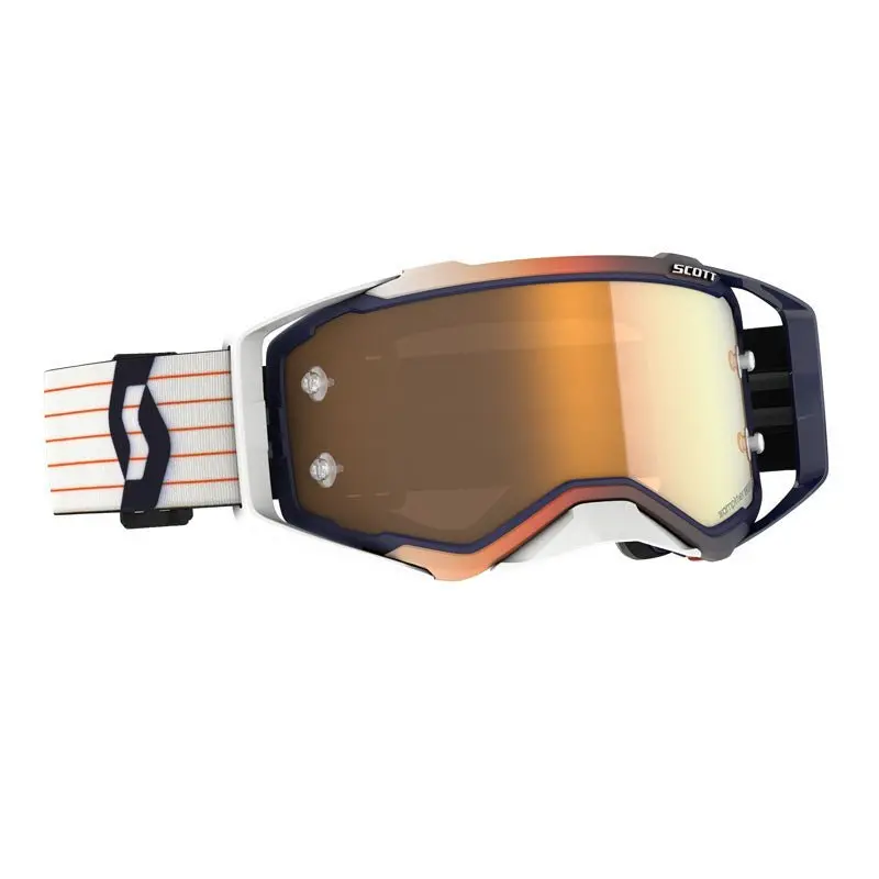 Scott Prospect Amplifier Mx Goggles (Blue/White Gold Chrome Works) 1