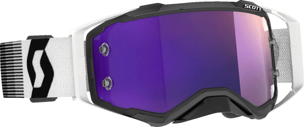 Scott Prospect Goggles Premium Black/White Purple Chrome Works 1
