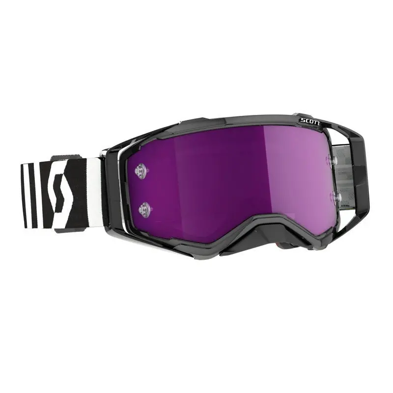 Scott Prospect Goggles Racing Black/White Purple Chrome Works 1