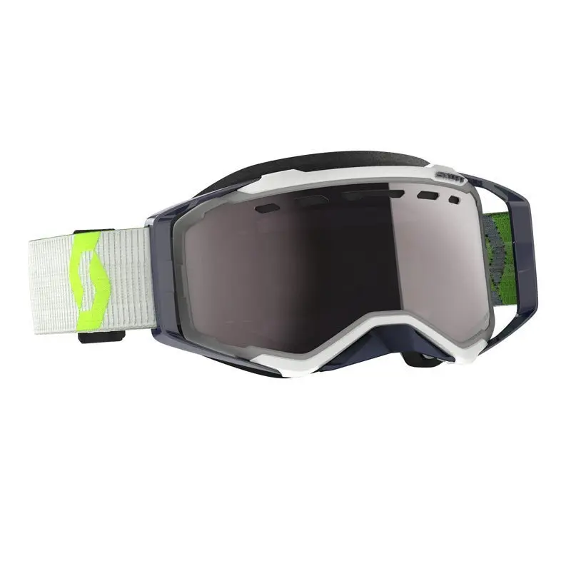 Scott Prospect Snowmobile Goggles (Grey/Yellow Silver Chrome) 1