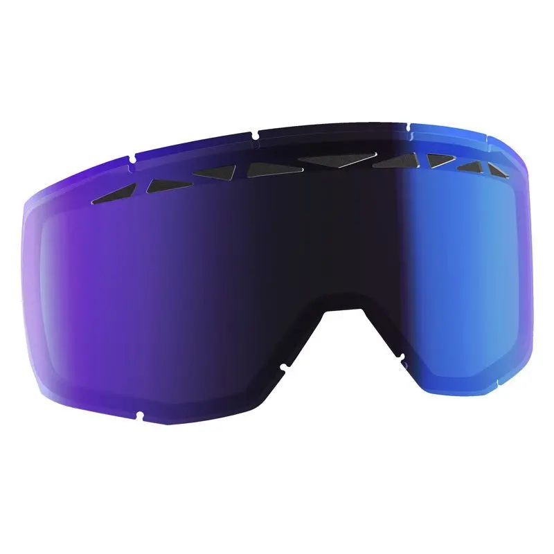 Scott Snowmobile Double Acs Lens Hustle/Tyrant/Split/Primal Illuminator Blue Chrome 1