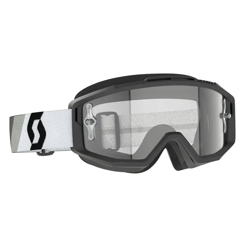 Scott Split Otg Goggles Premium Black/White Clear Works 1