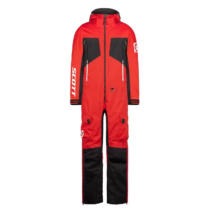 Scott Back-X Dryo Monosuit – Red/Black, All-in-One Riding Suit