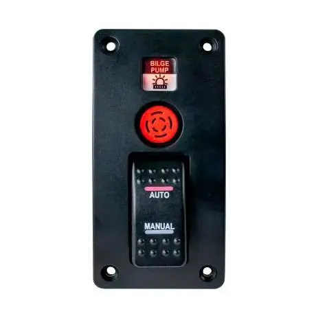Sea-Dog Bilge Pump Water Alarm Panel With Switch 1