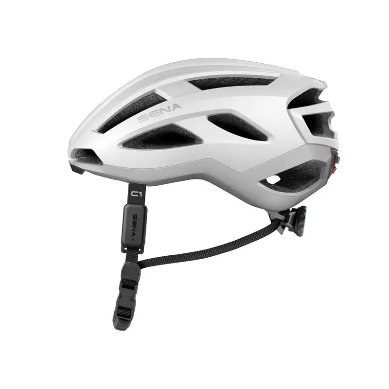 Sena C1, Smart Cycling Helmet, Matt White, L Size 1