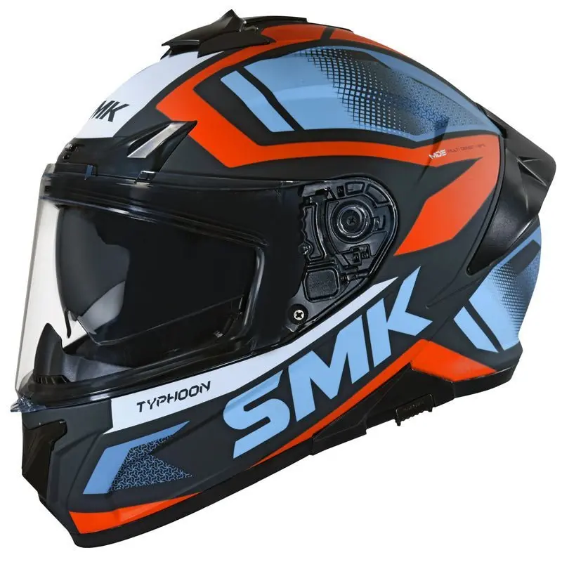 Smk Typhoon Helmet Thorn Black/Orange/Grey (Matte) 1