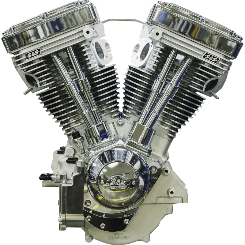 S&S Cycle Engine V124 Chr/Nat Lb 1