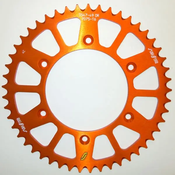 Sunstar Works Triplestar Aluminum Rear Sprocket (5-354749Or) 1